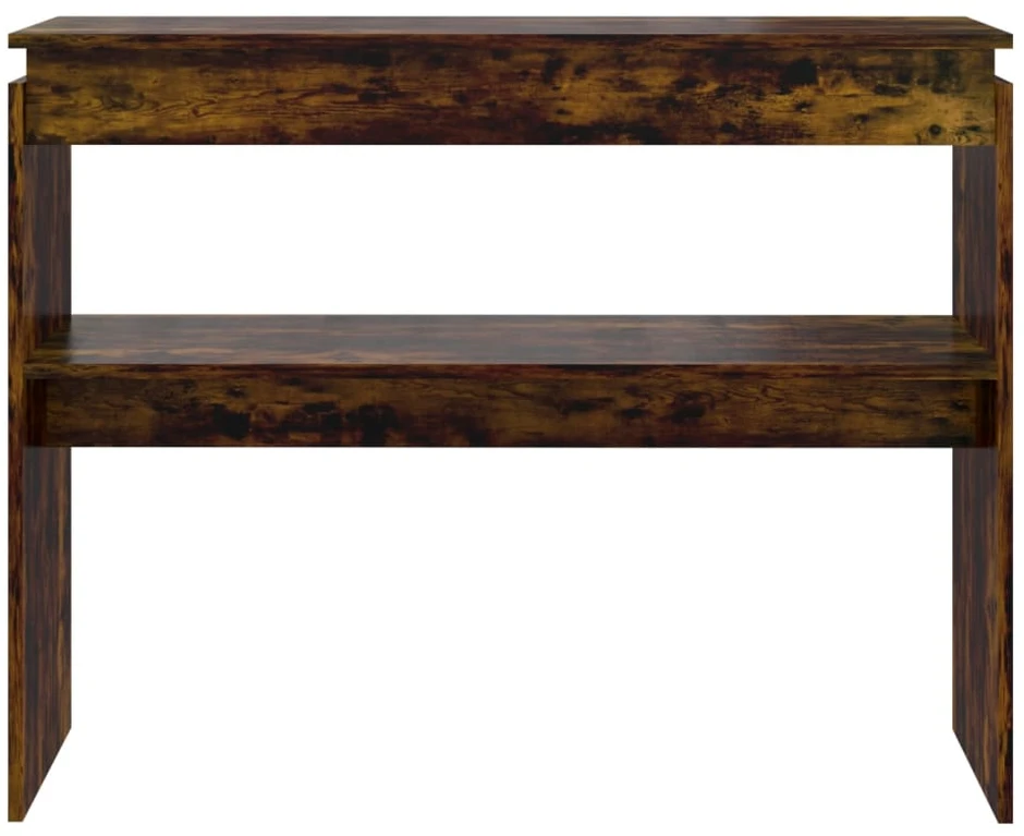 Konsolinis staliukas, dūminio ąžuolo, 102x30x80cm, mediena