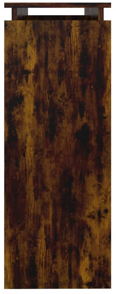 Konsolinis staliukas, dūminio ąžuolo, 102x30x80cm, mediena
