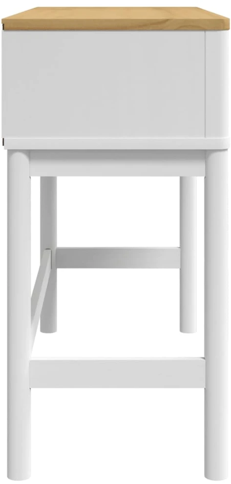 Konsolinis staliukas FLORO, baltas, 89,5x36,5x73cm, pušis
