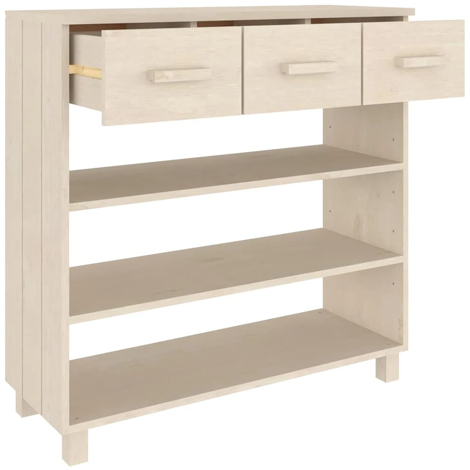 Konsolinis staliukas HAMAR, medaus rudas, 90x35x90cm, pušis
