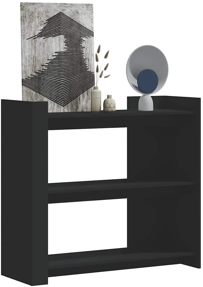 Konsolinis staliukas, juodas, 100x35x90cm, apdirbta mediena