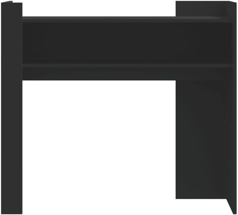 Konsolinis staliukas, juodas, 100x35x90cm, apdirbta mediena