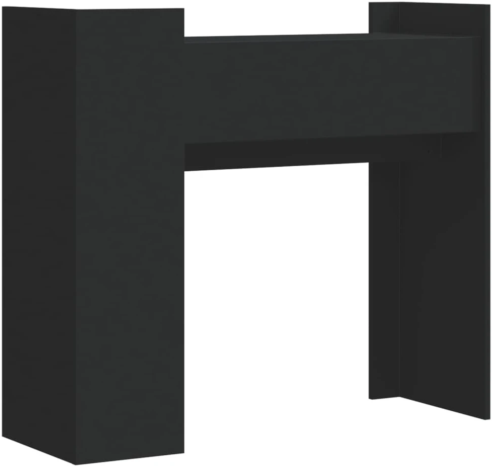 Konsolinis staliukas, juodas, 100x35x90cm, apdirbta mediena
