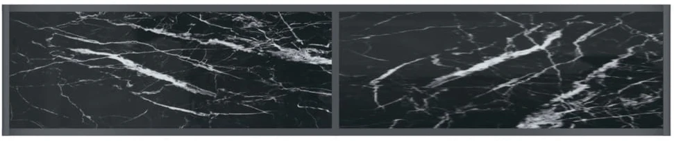 Konsolinis staliukas, juodas, 180x35x75,5cm, grūdintas stiklas