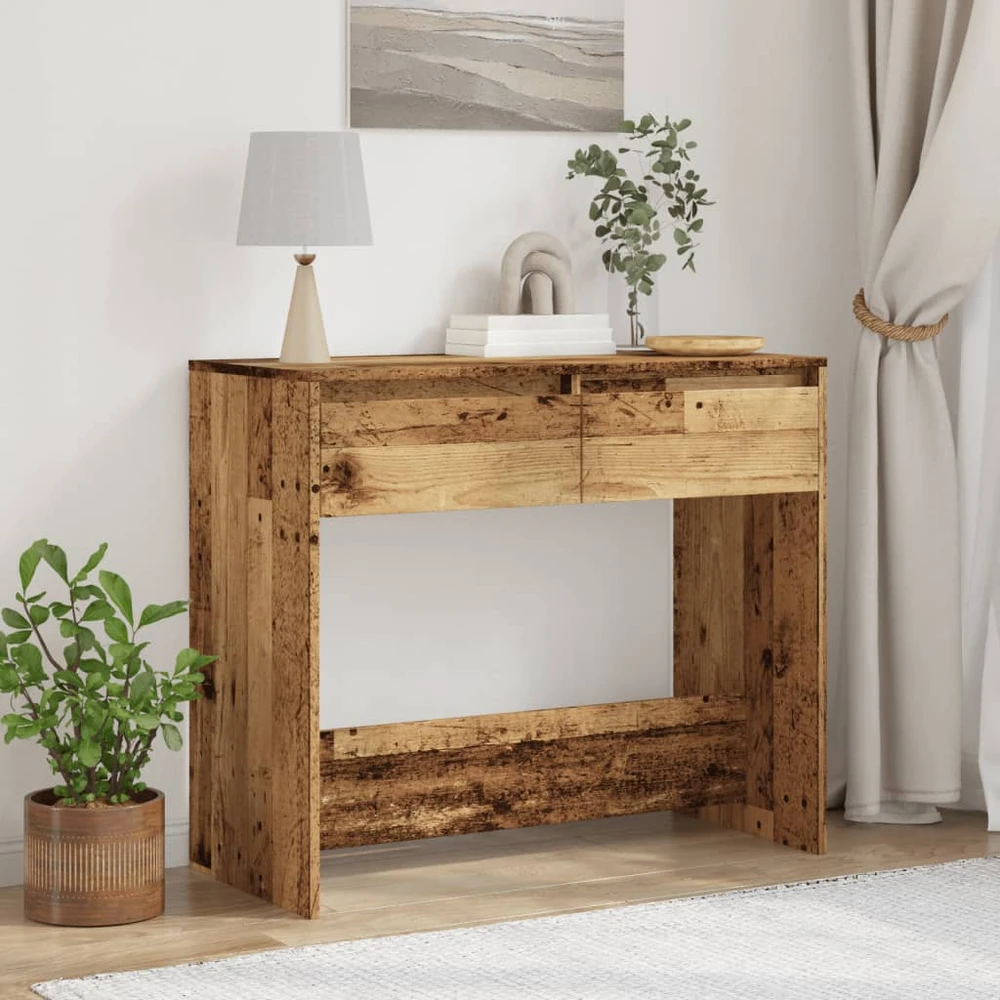 Konsolinis staliukas, medienos, 89x41x76,5cm, apdirbta mediena