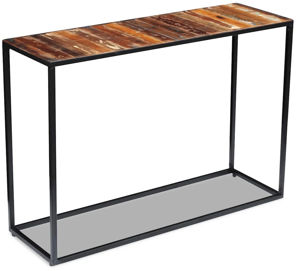 Konsolinis staliukas, perdirbtos medienos masyvas, 110x35x76 cm