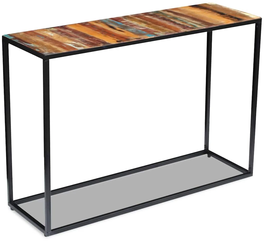 Konsolinis staliukas, perdirbtos medienos masyvas, 110x35x76 cm