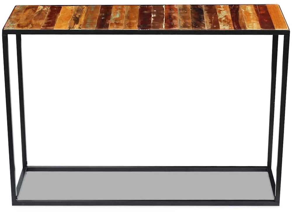 Konsolinis staliukas, perdirbtos medienos masyvas, 110x35x76 cm