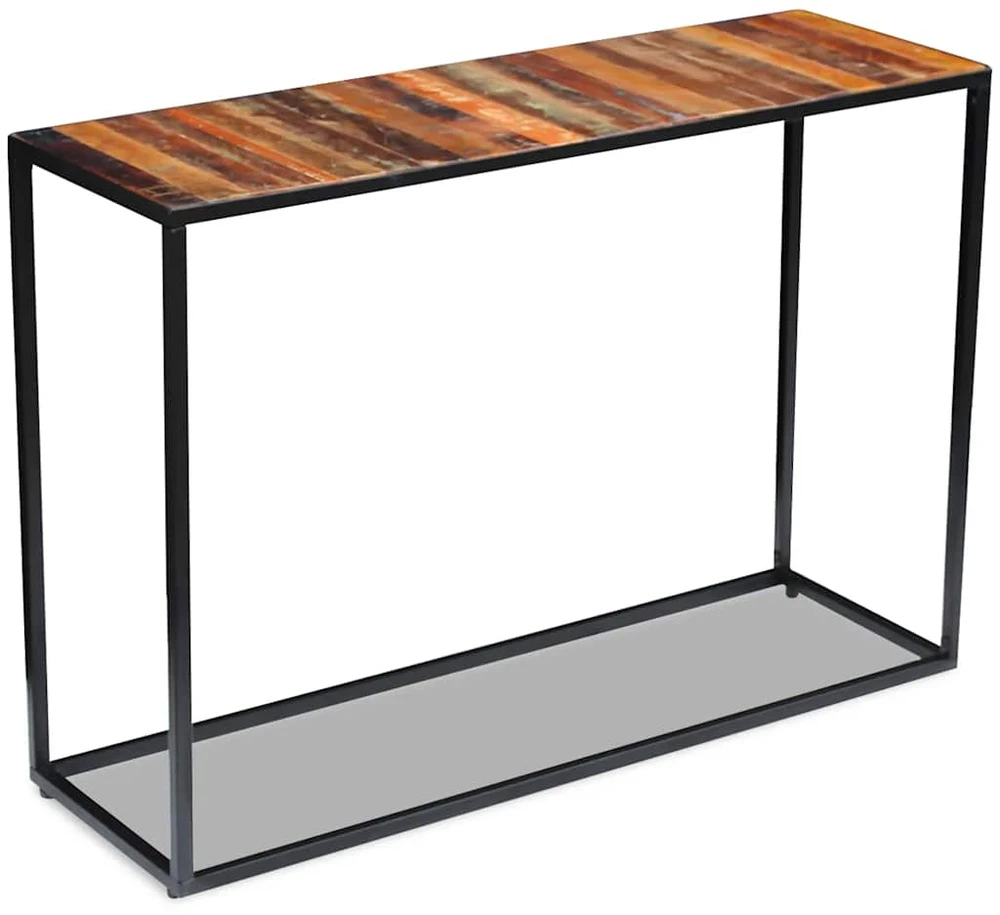 Konsolinis staliukas, perdirbtos medienos masyvas, 110x35x76 cm