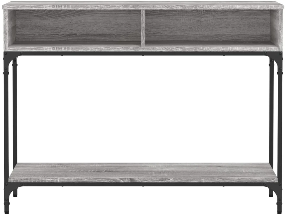 Konsolinis staliukas, pilkas ąžuolo, 100x30,5x75cm, mediena
