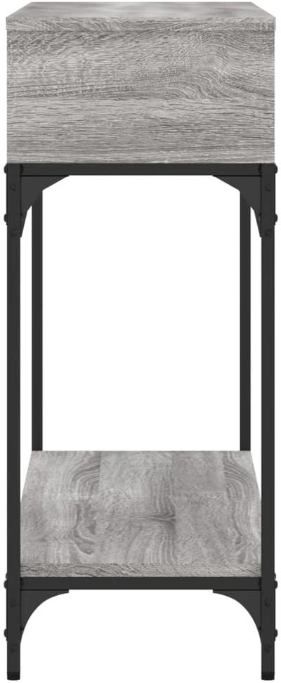 Konsolinis staliukas, pilkas ąžuolo, 100x30,5x75cm, mediena