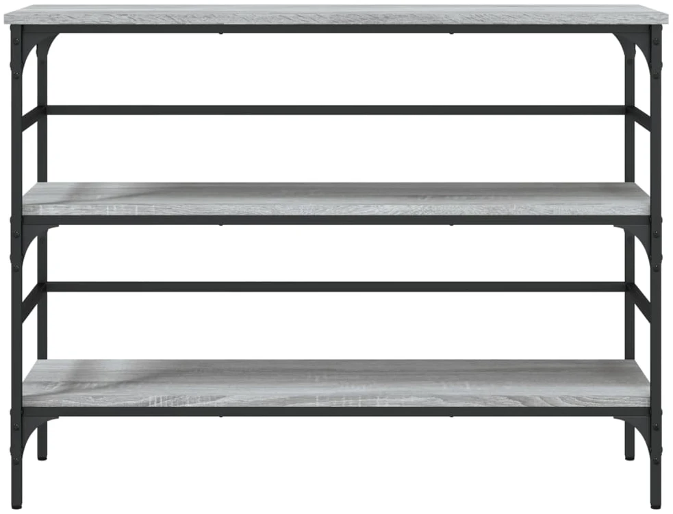 Konsolinis staliukas, pilkas ąžuolo, 100x32x75cm, mediena