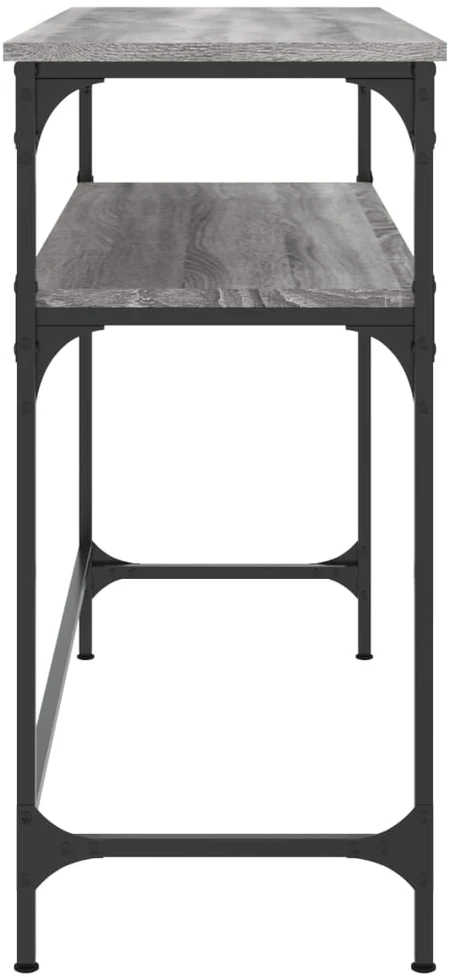 Konsolinis staliukas, pilkas ąžuolo, 100x35,5x75cm, mediena