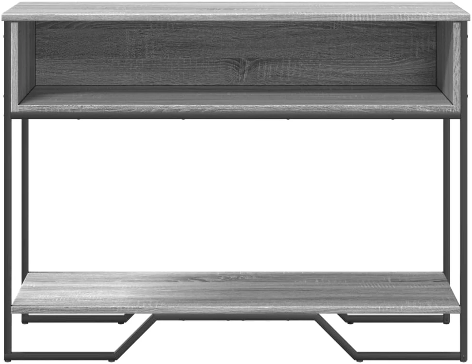 Konsolinis staliukas, pilkas ąžuolo, 100x35x74,5cm, mediena
