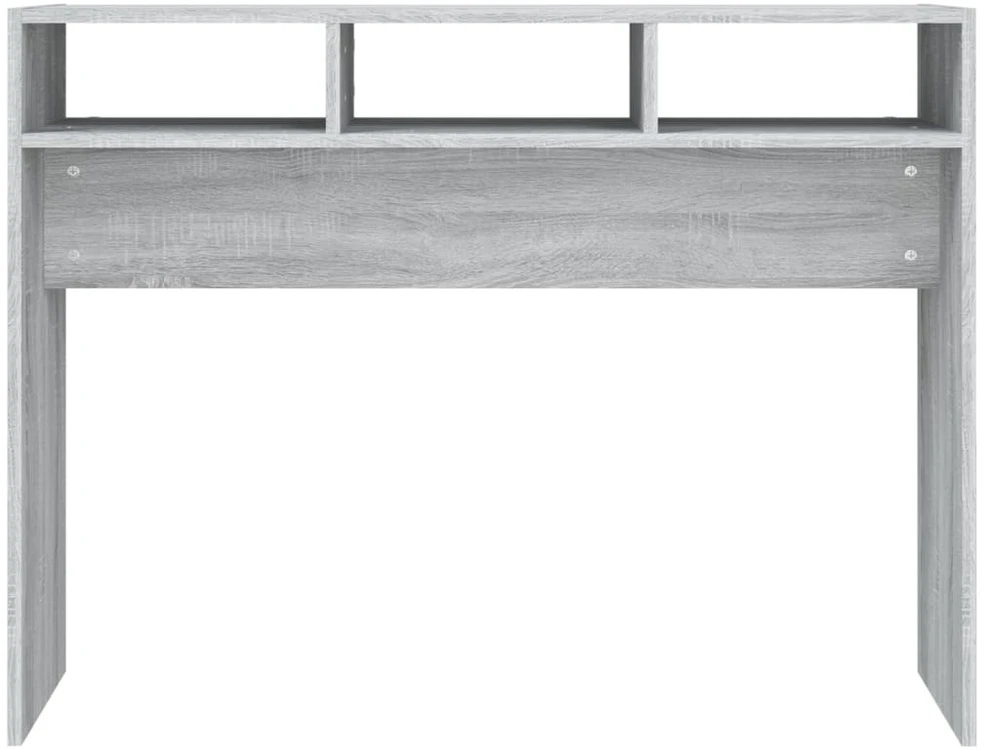 Konsolinis staliukas, pilkas ąžuolo, 105x30x80cm, mediena