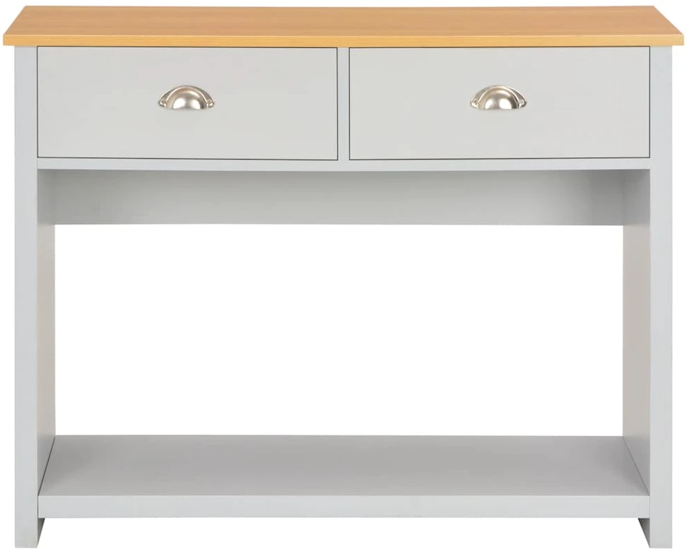 Konsolinis staliukas, pilkos spalvos, 97x35x76cm