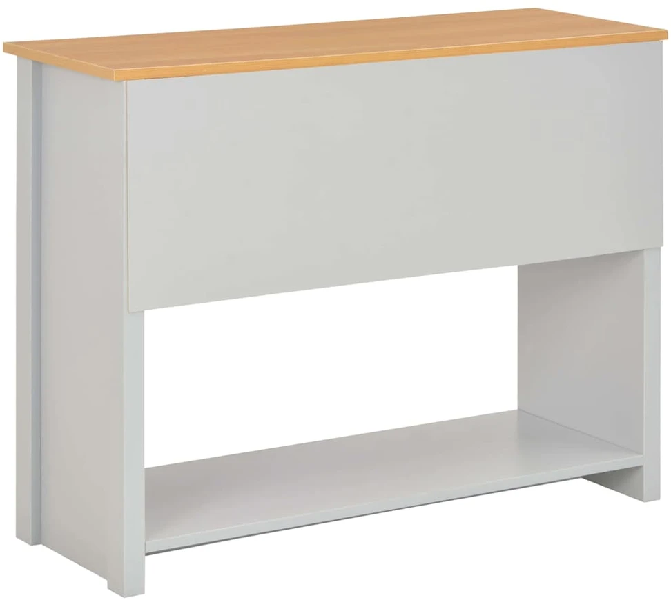 Konsolinis staliukas, pilkos spalvos, 97x35x76cm