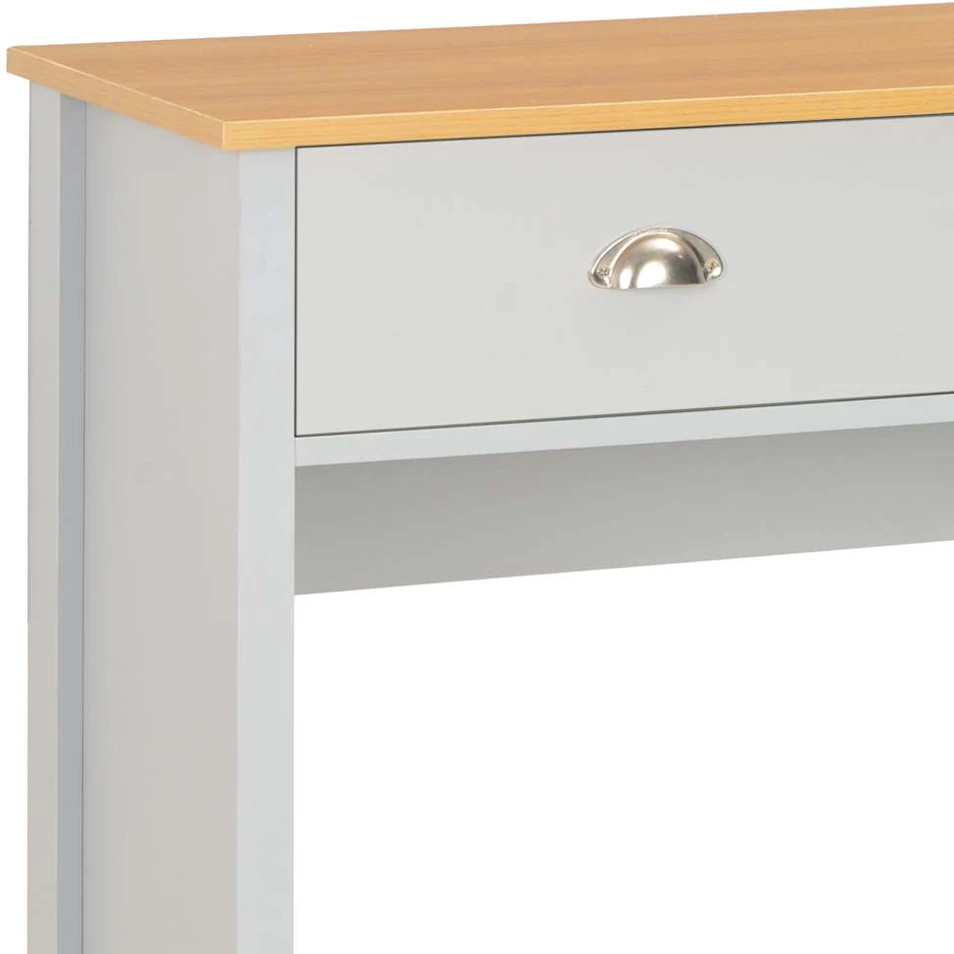 Konsolinis staliukas, pilkos spalvos, 97x35x76cm