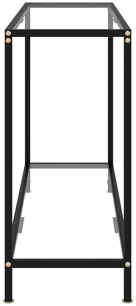 Konsolinis staliukas, skaidrus, 120x35x75cm, grūdintas stiklas