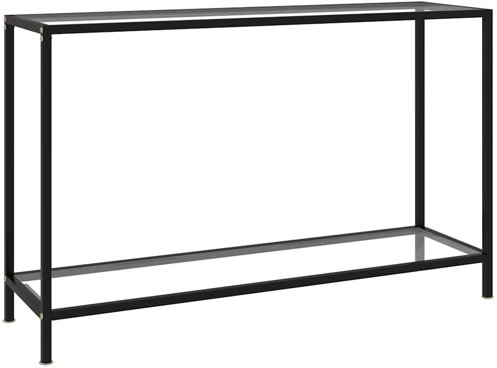 Konsolinis staliukas, skaidrus, 120x35x75cm, grūdintas stiklas
