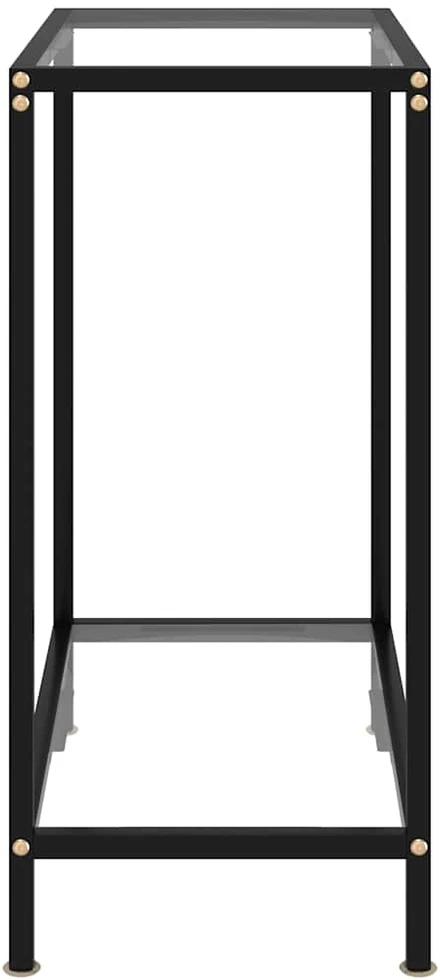 Konsolinis staliukas, skaidrus, 60x35x75cm, grūdintas stiklas