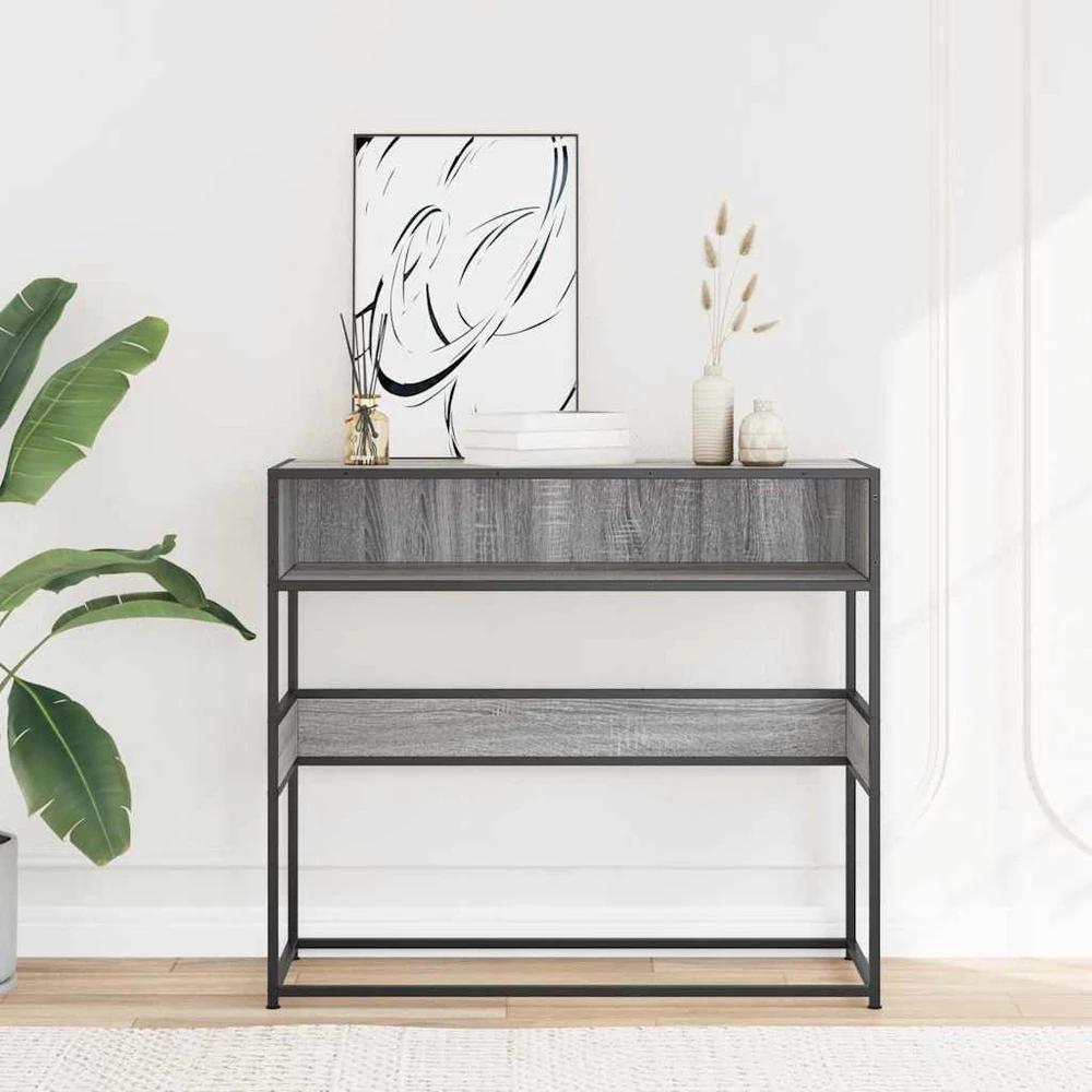 Konsolinis staliukas, sonomas ąžuolo, 90x35x80cm, mediena