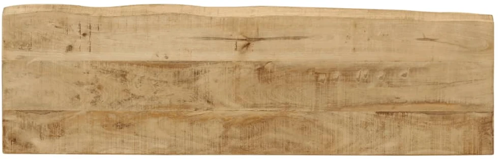Konsolinis staliukas su gyvu kraštu, 105x33x76cm, mango mediena