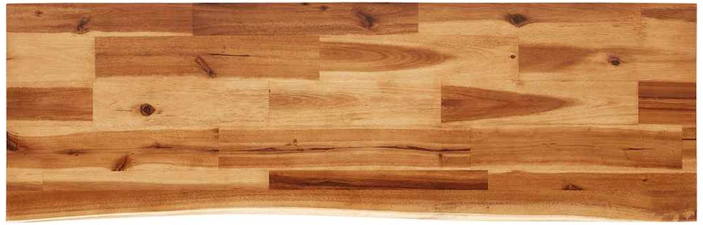 Konsolinis staliukas su gyvu kraštu, 110x35x80cm, akacija