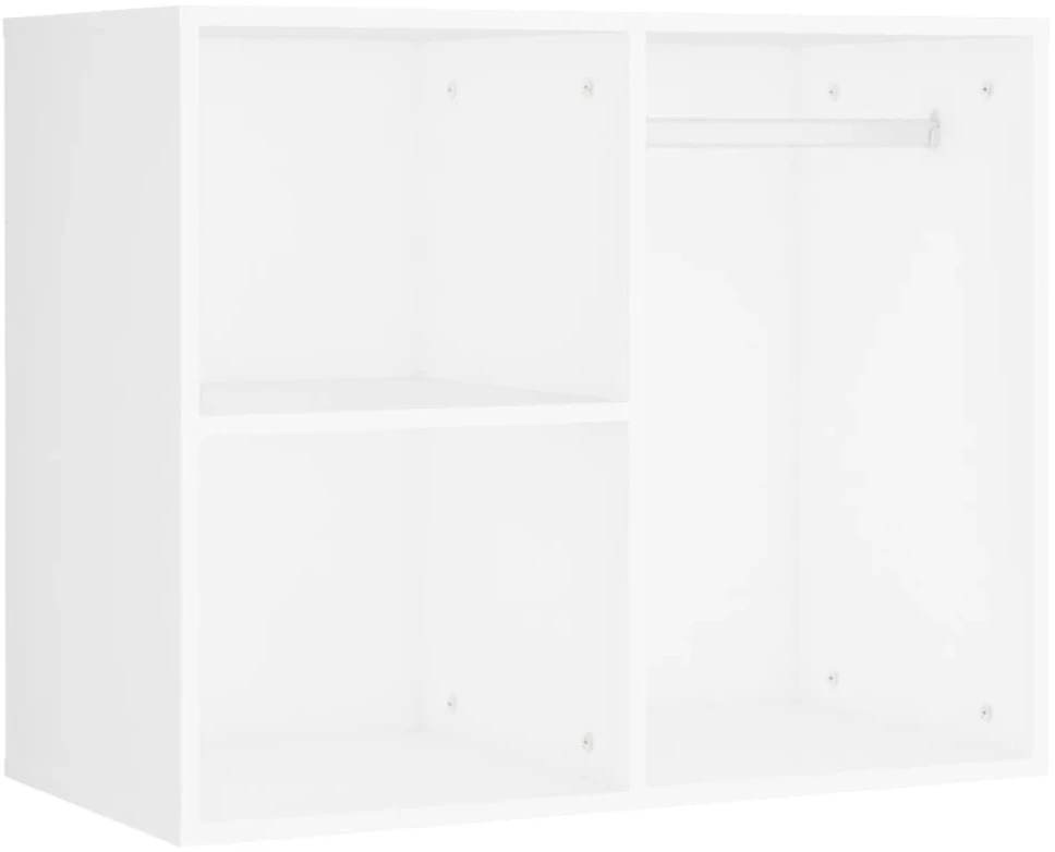 Kosmetinio staliuko komplektas su LED, baltas, apdirbta mediena