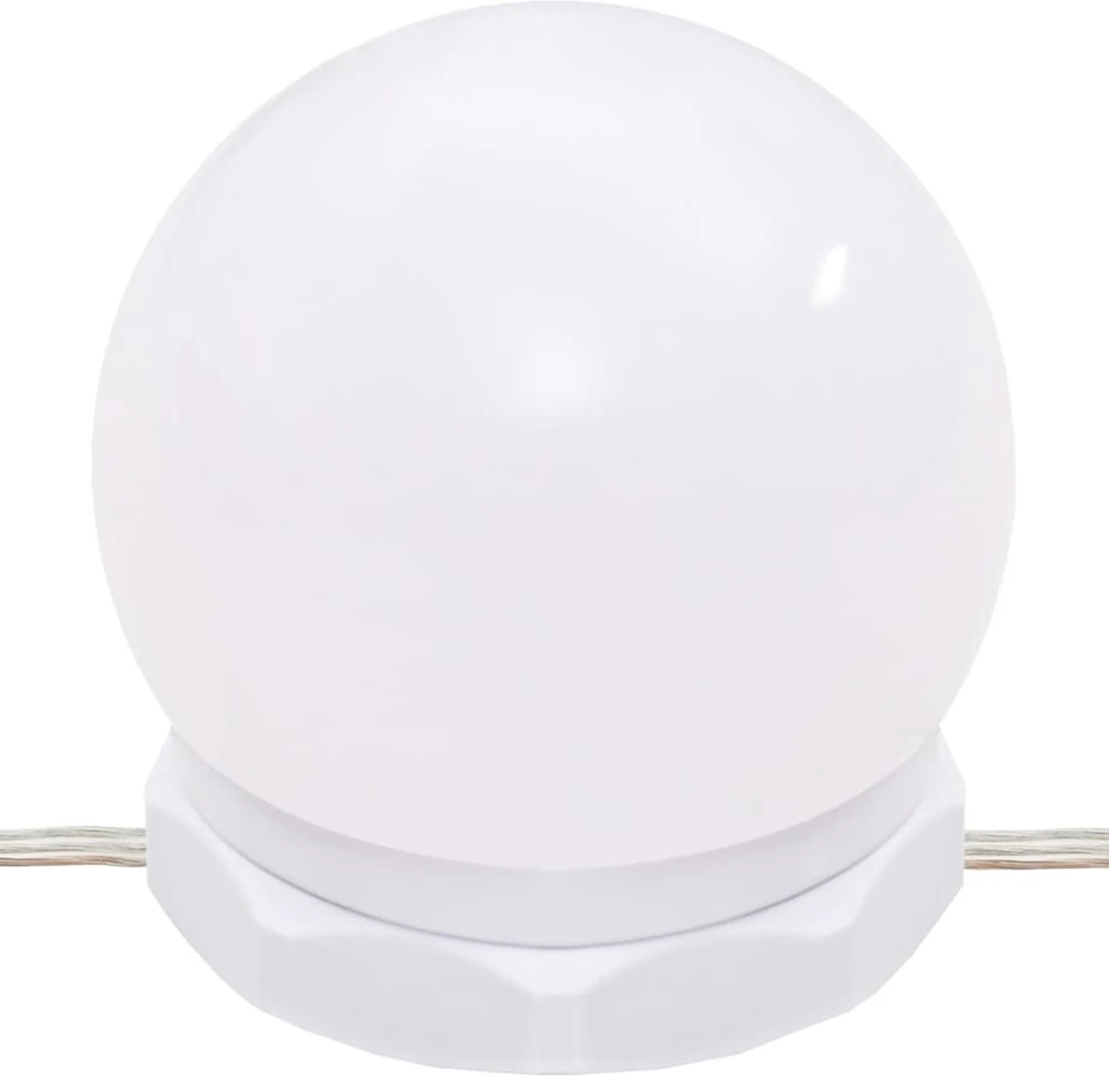 Kosmetinio staliuko komplektas su LED, dūminio ąžuolo, mediena