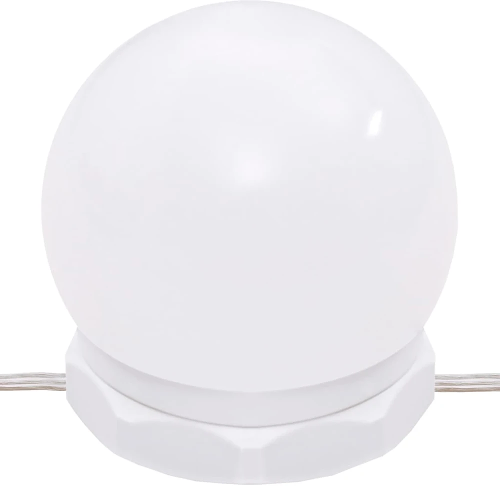 Kosmetinio staliuko komplektas su LED, dūminio ąžuolo, mediena