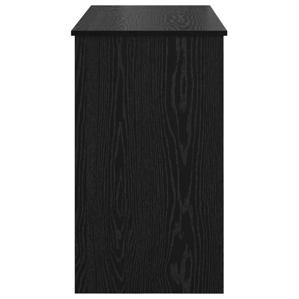 Kosmetinis Stalas su stalčių Juodas ąžuolas 100 x 45 x 76 cm