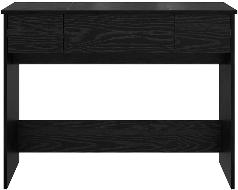 Kosmetinis Stalas su stalčių Juodas ąžuolas 100 x 45 x 76 cm