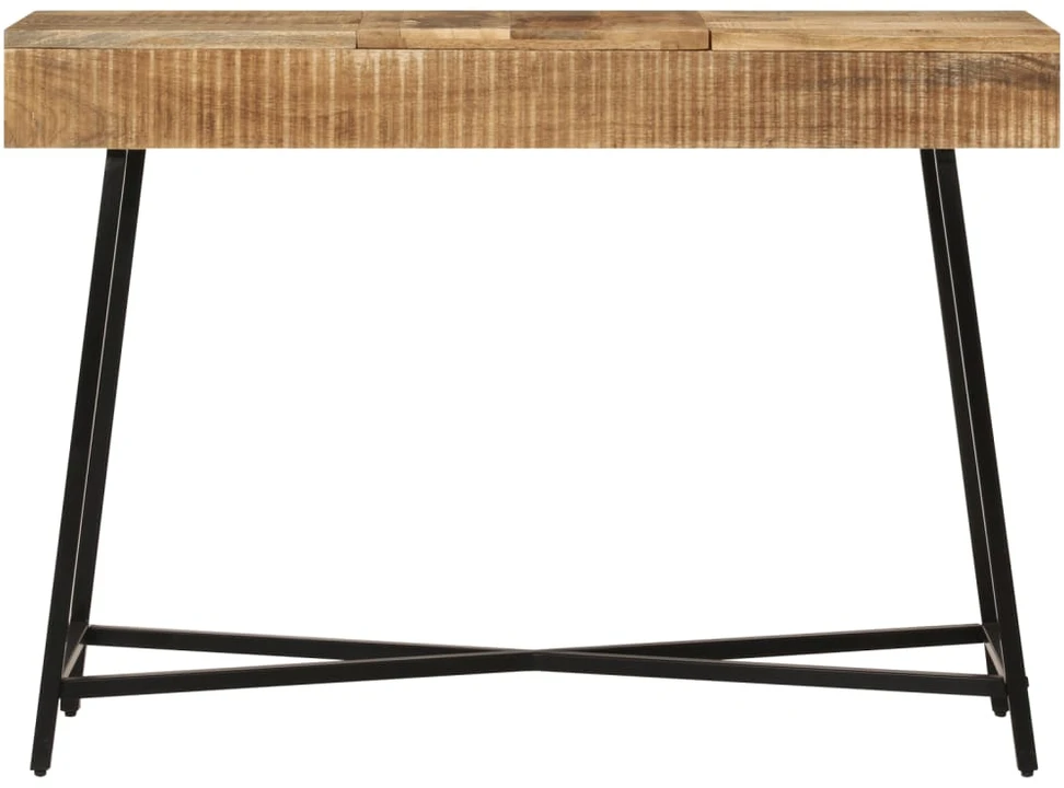Kosmetinis staliukas, 105x35x75cm, mango masyvas ir geležis