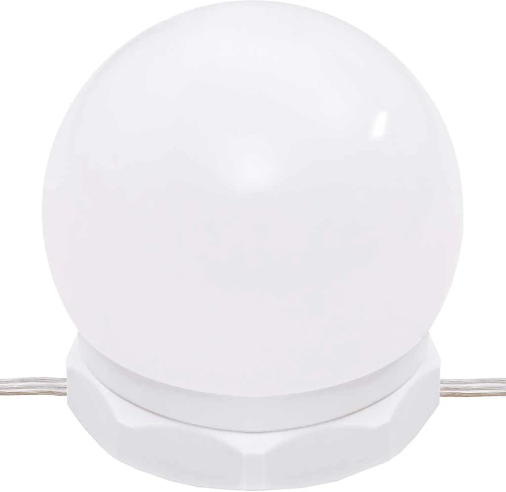 Kosmetinis staliukas su LED, juodas, 90x50x132,5cm, mediena