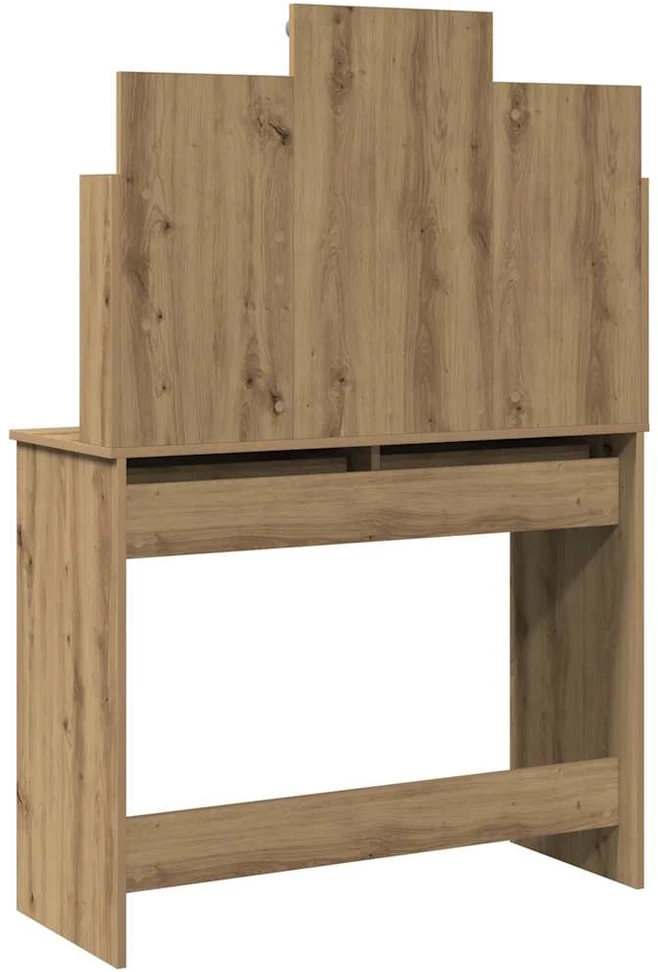 Kosmetinis staliukas su LED lemputėmis, artisano, 96x40x142cm