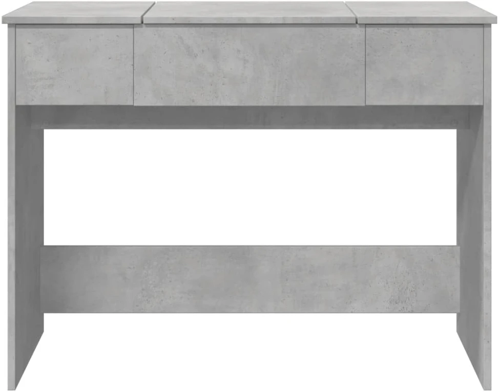 Kosmetinis staliukas su veidrodžiu, betono, 100x45x76cm