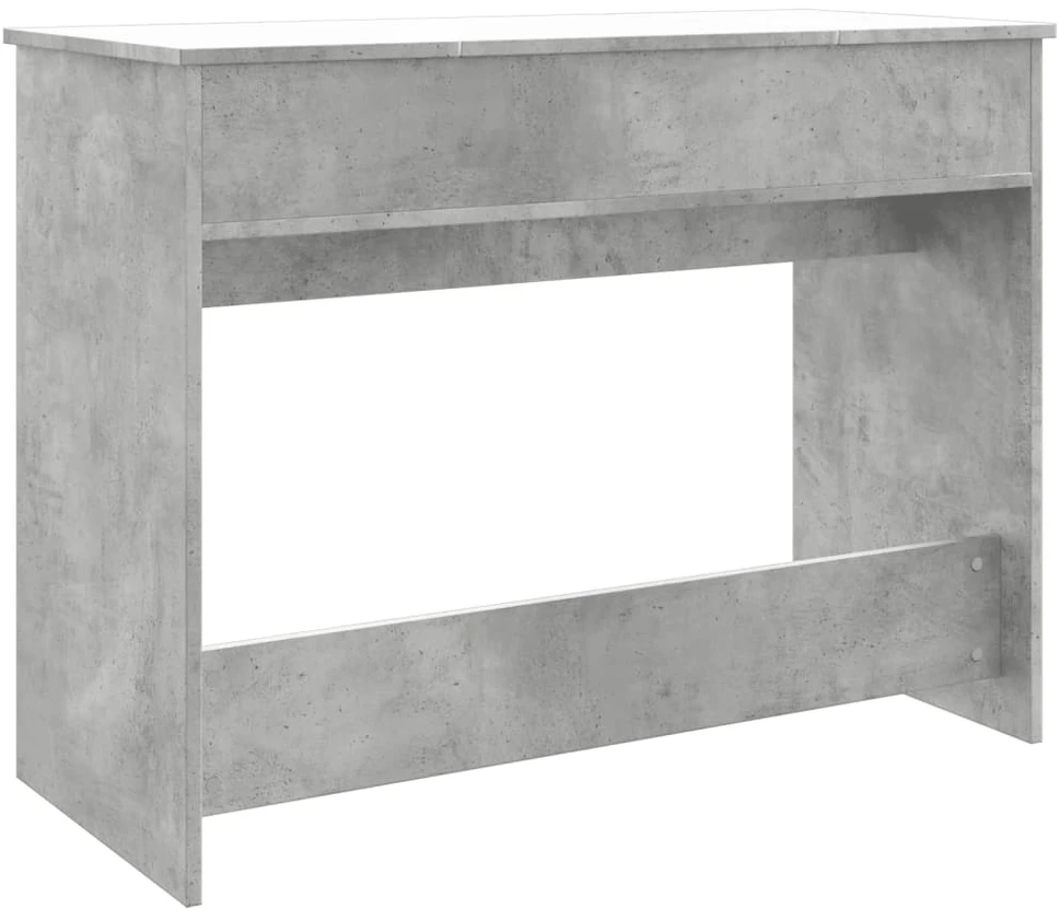 Kosmetinis staliukas su veidrodžiu, betono, 100x45x76cm