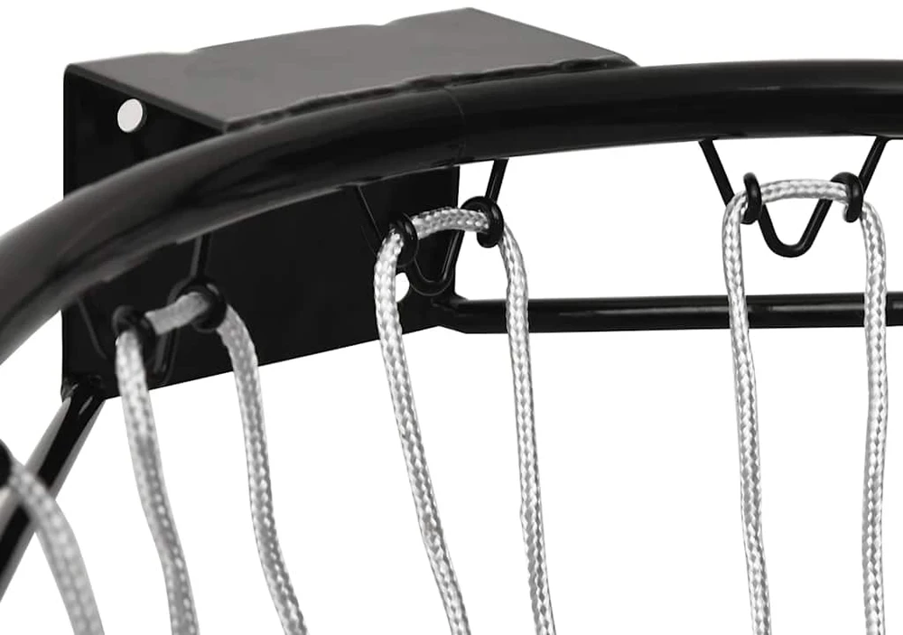 Krepšinio lankas, juodos spalvos, 39cm, plienas