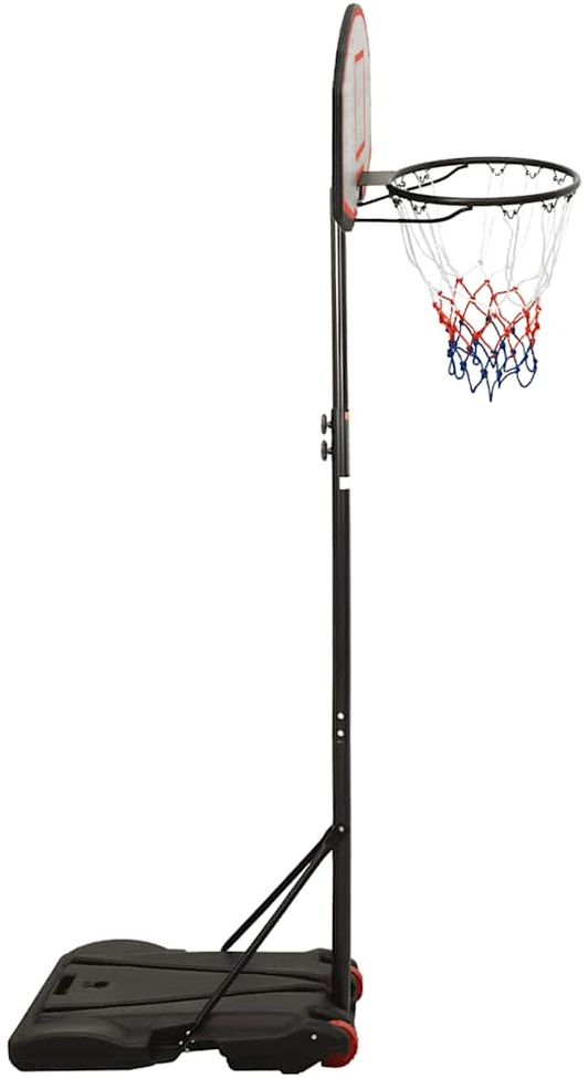 Krepšinio stovas, juodos spalvos, 216–250cm, polietilenas