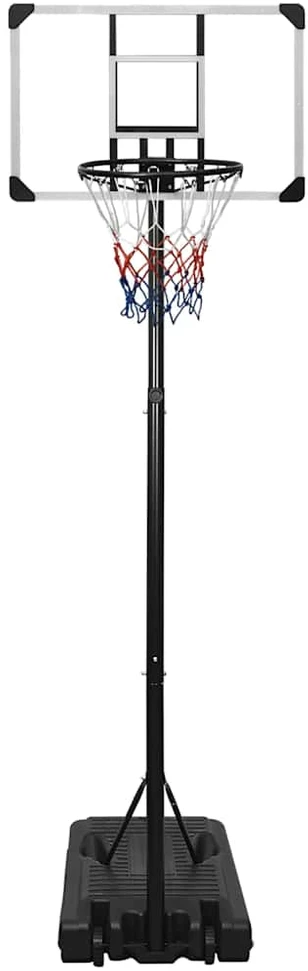 Krepšinio stovas, skaidrus, 235–305cm, polikarbonatas