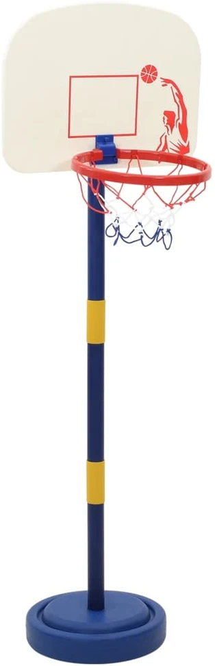 Krepšinio stovas su kamuoliu/pompa, 90/121cm