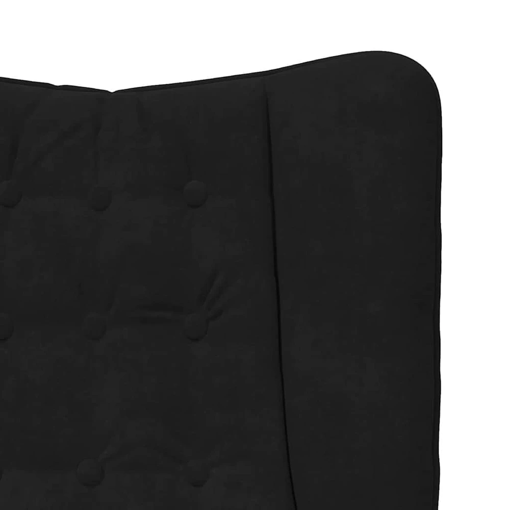 Fotelis krėslas Juoda 63 x 67 x 94 cm Aksomas