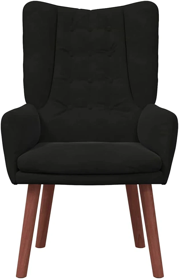 Fotelis krėslas Juoda 63 x 67 x 94 cm Aksomas