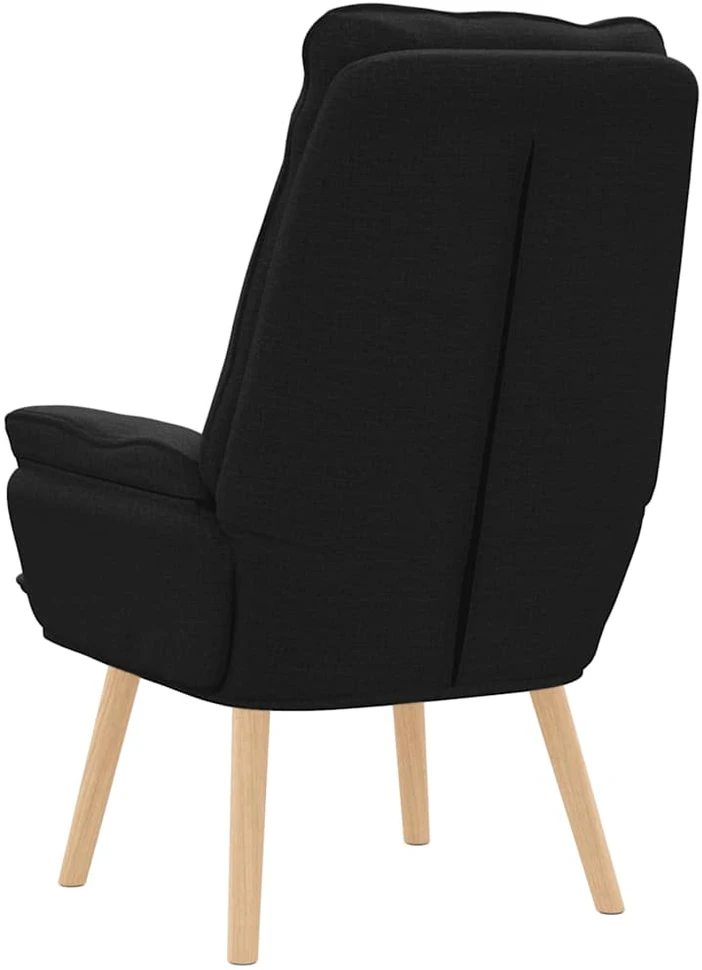 Fotelis krėslas Juoda 69 x 74 x 93 cm Audinys ir Fanera