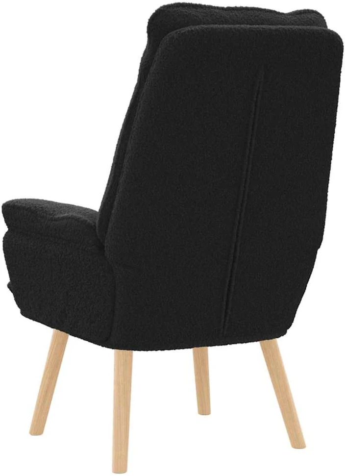 Fotelis krėslas Juoda 69 x 74 x 93 cm Šerpos audinys