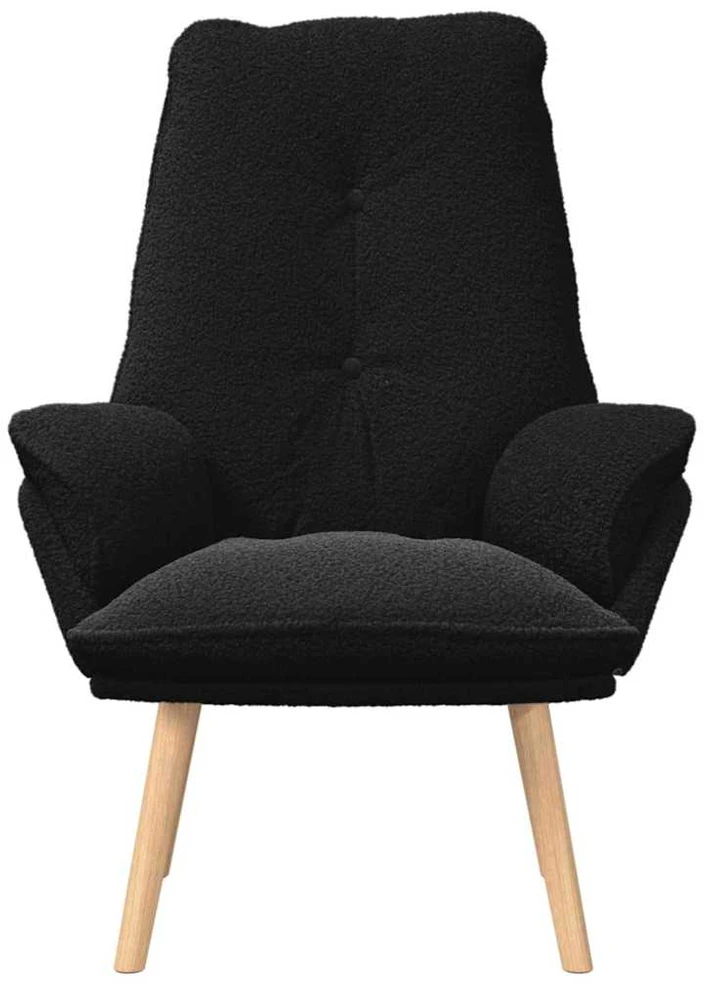 Fotelis krėslas Juoda 69 x 74 x 93 cm Šerpos audinys