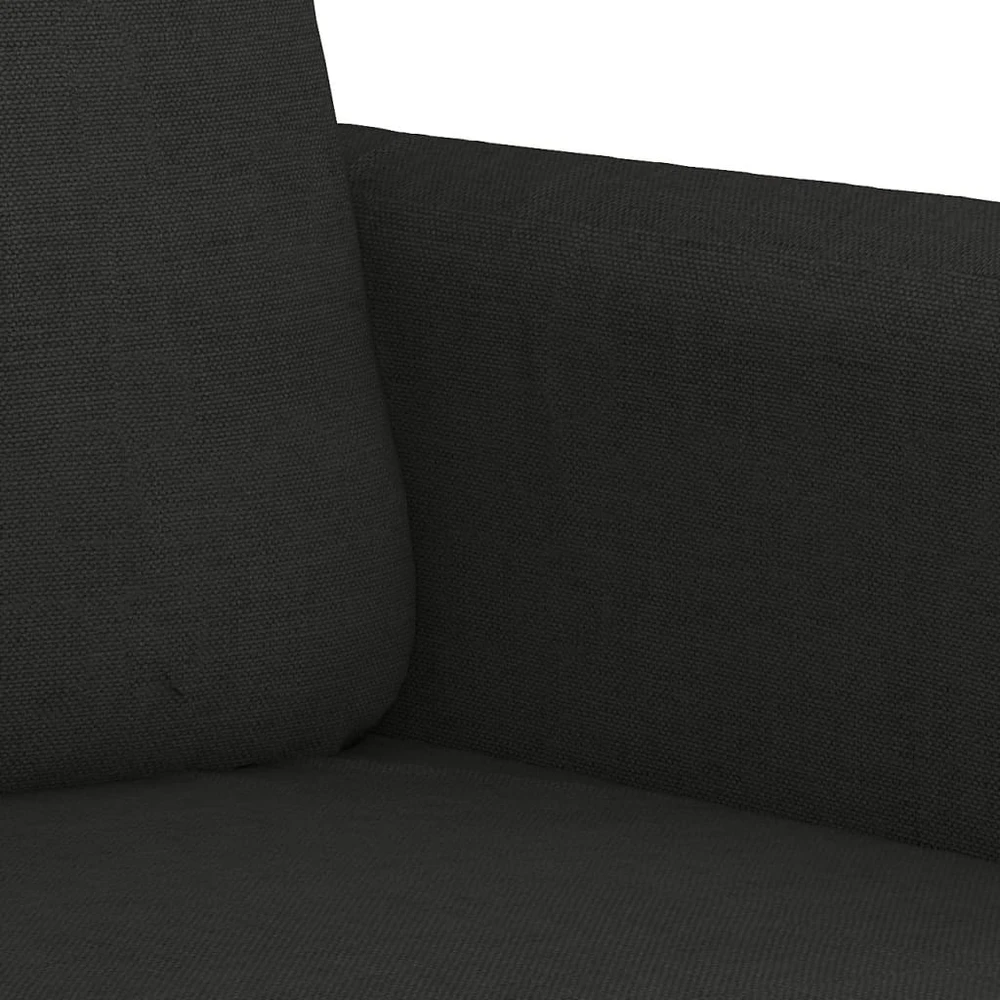 Sofa Krėslas, juodos spalvos, 60cm, audinys