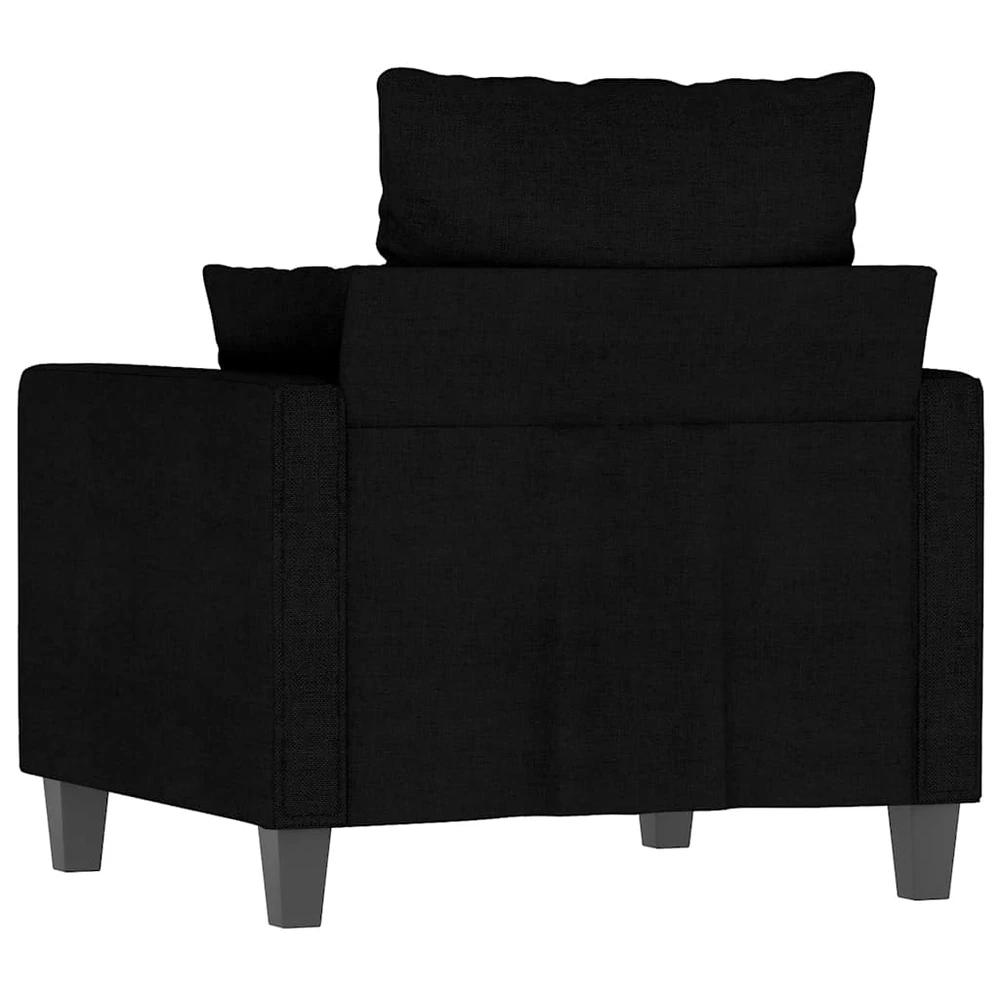 Sofa Krėslas, juodos spalvos, 60cm, audinys