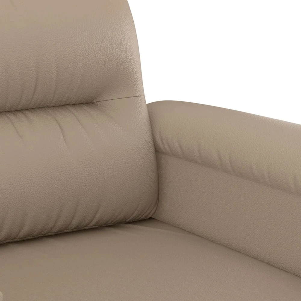 Sofa Krėslas, kapučino spalvos, 60cm, dirbtinė oda